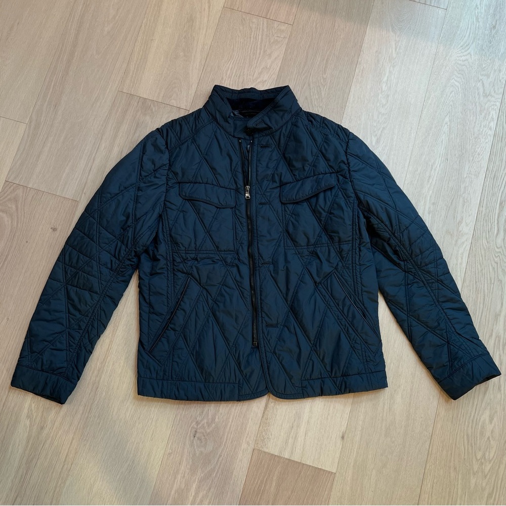 Hugo Boss Men's Quilted Navy Jacket